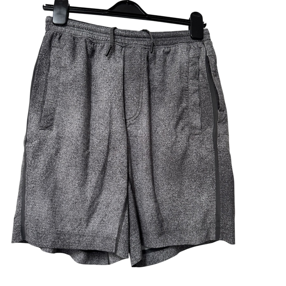 lululemon athletica Men's Heathered Gray Athletic Shorts